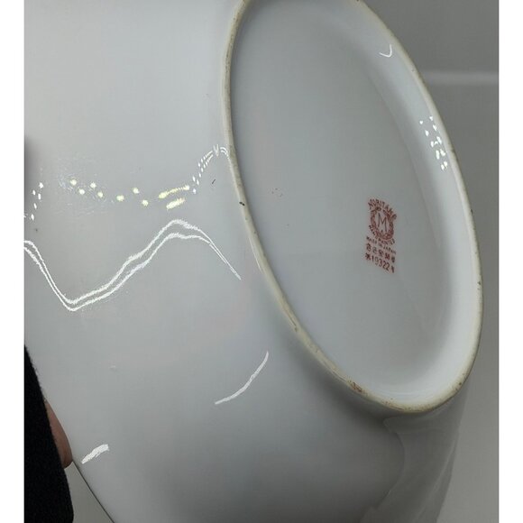 VTG Noritake Azalea Gold 9"x6.75" Cake Cookie Serving Plate Floral White JAPAN - Picture 5 of 9